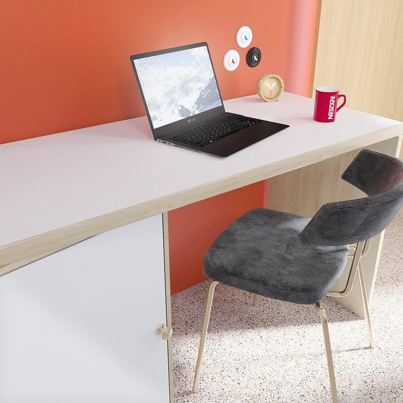 Decotalk White Contact Paper White Peel and Stick Wallpaper Self Adhesive SolidWhite Contact Paper for Cabinets 17.7"x120" Matte Vinyl Wrap Solid Color Wallpaper for Bedroom Removable Thick - Image 5